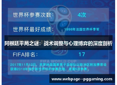 阿根廷平局之谜:战术调整与心理博弈的深度剖析 阿根廷平局之谜:战术调整与心理博弈的深度剖析
